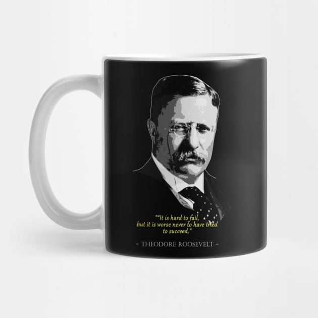 Theodore Roosevelt Quote by Nerd_art